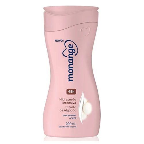 Hidratante Monange Hidratação Intensiva Pele Normal a Seca com Ação Desodorante 200ml