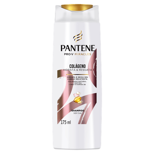 Shampoo Pantene Pro-V Miracles Colágeno Hidrata & Resgata Frasco 175ml