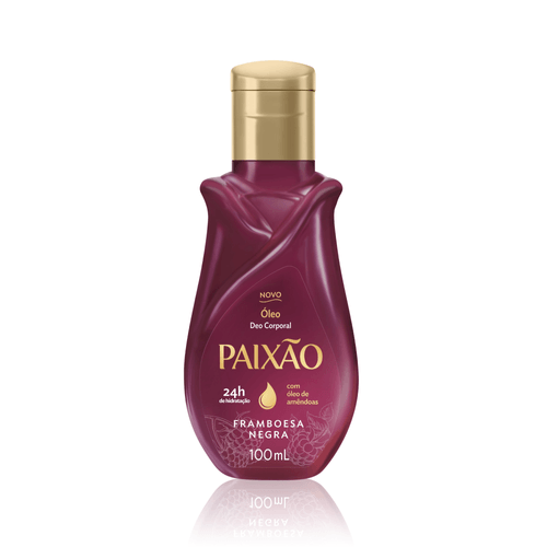 Óleo Corporal Paixão Framboesa Negra com ação desodorante 100ml