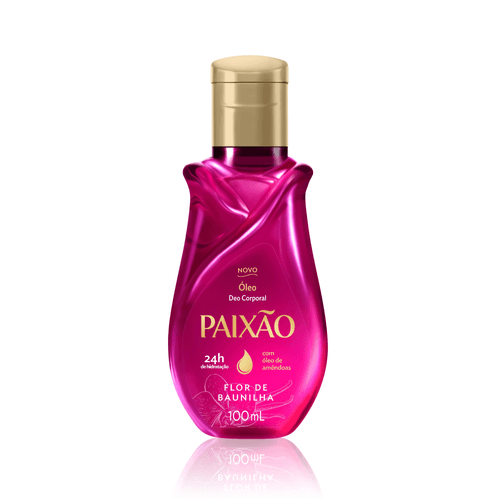 Óleo Deo Corporal Flor de Baunilha Paixão Frasco 100ml