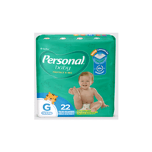 Fralda Descartável Personal Baby Protect & Sec G 22 Unidades