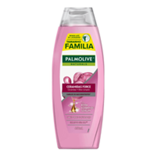 Shampoo Ceramidas e Óleo Complex com Kera Ceramide Serum Palmolive Naturals Ceramidas Force Frasco 650ml Tamanho Família