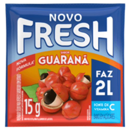 Refresco Em Pó Fresh Guaraná 15g