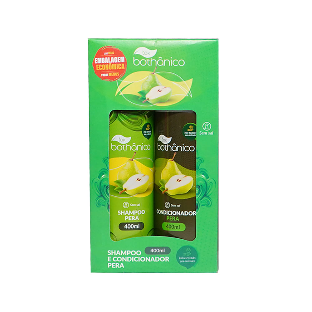 Kit Tok Bothanico Shampoo + Condicionador Pera 400ml