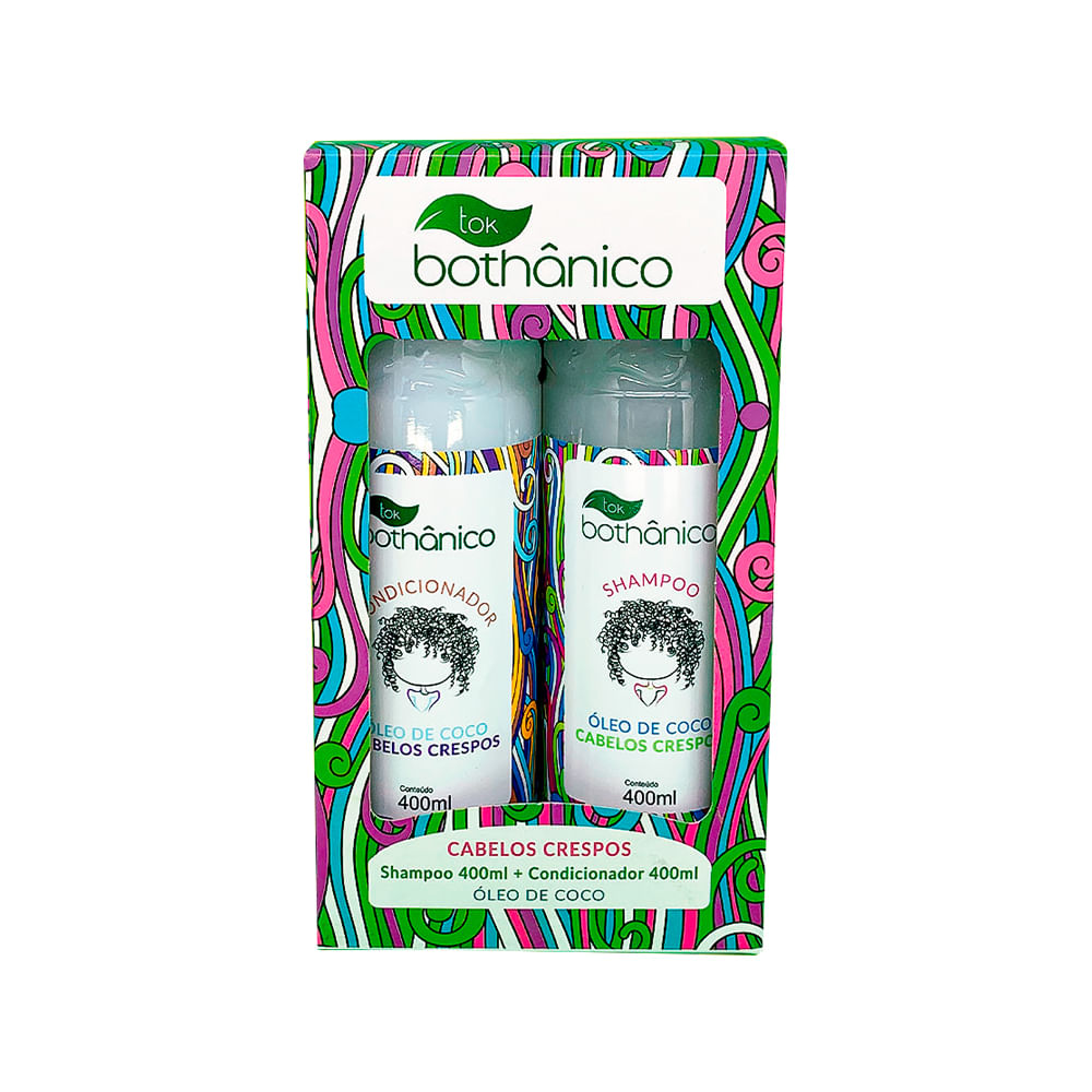 Kit Tok Bothanico Oleo De Coco Shampoo + Condicionador 500Ml