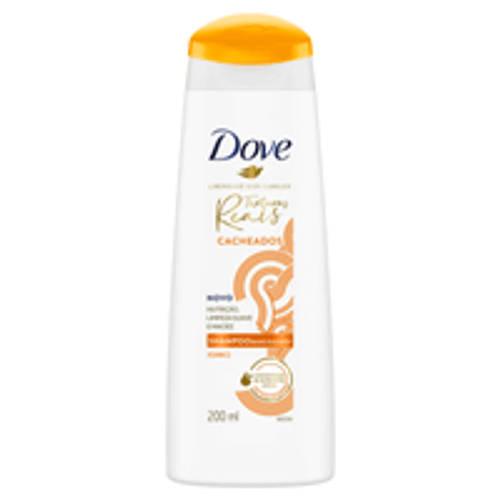 Shampoo com Óleo de Babosa Dove Liberdade dos Cabelos Texturas Reais Cacheados Frasco 200ml