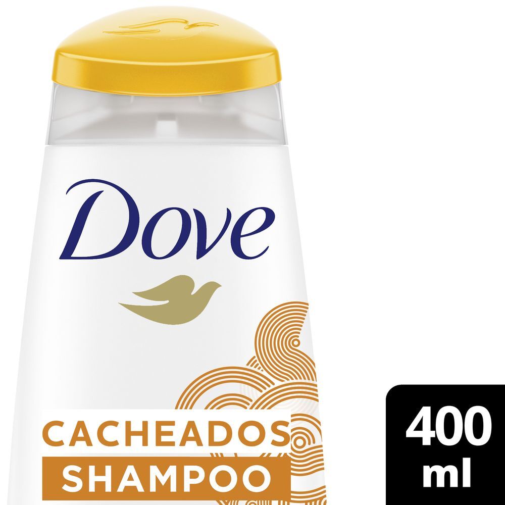 Shampoo Baixo Sulfato Dove Texturas Reais Cacheados 400 ml