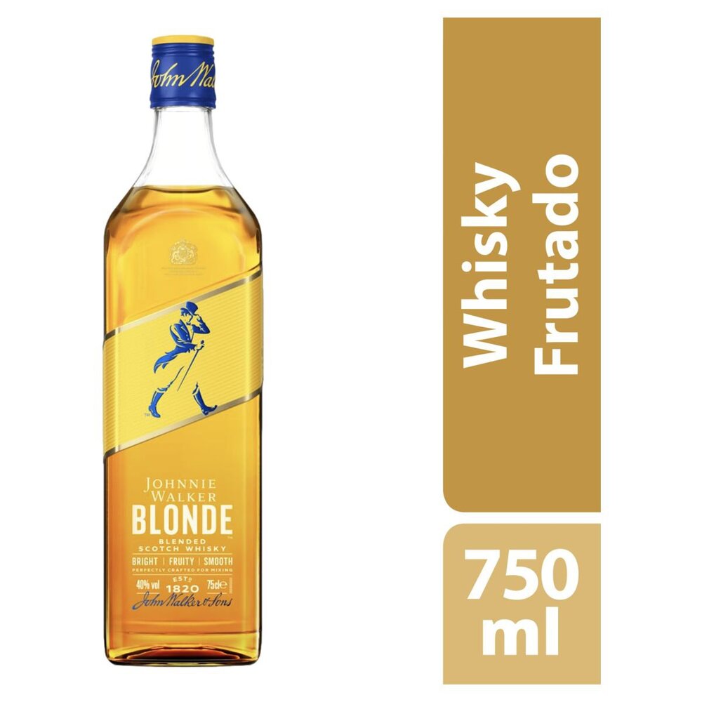 Whisky Escocês Blended Johnnie Walker Blonde Garrafa 750ml