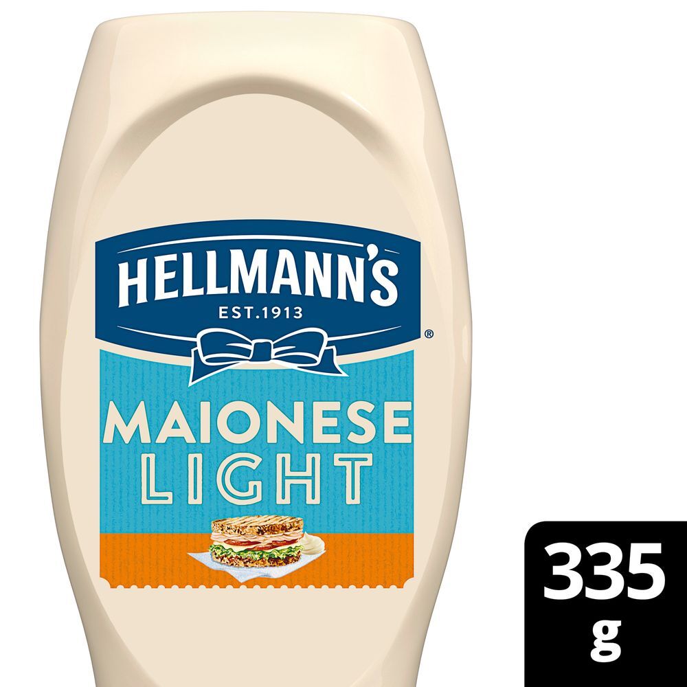 Maionese Light Hellmanns Squeeze 335g