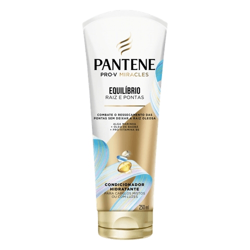 Condicionador Hidratante Pantene Pro-V Miracles Equilíbrio Raiz e Pontas Bisnaga 250ml