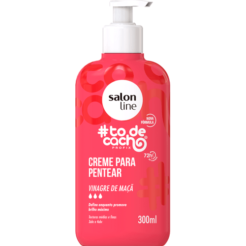 Creme Para Pentear Salon Line #todecacho Vinagre de Maça com 300ml