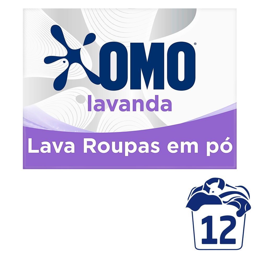 Lava-Roupas em Pó Lavanda Omo Caixa 800g Edição Especial
