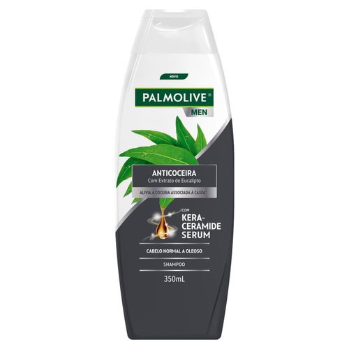 Shampoo Anticoceira com Extrato de Eucalipto Palmolive Men Frasco 350ml