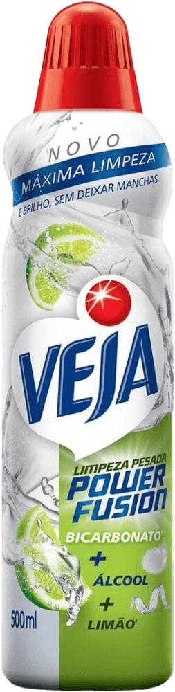 Limpador Multiuso Veja Power Fusion Pisos Limão 500ml