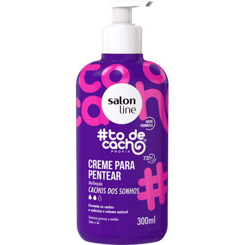 Creme de Pentear Salon Line #Todecacho Cachos dos Sonhos - 300ml