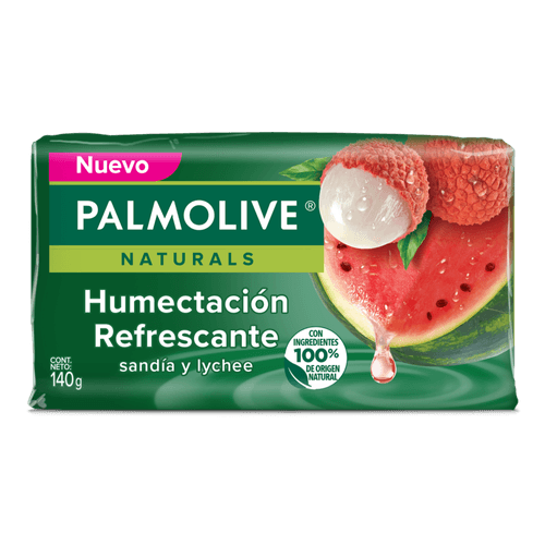 Sabonete Nutritivo em Barra Hidratação Refrescante Melancia e Lichia Palmolive Naturals Envoltório 85g