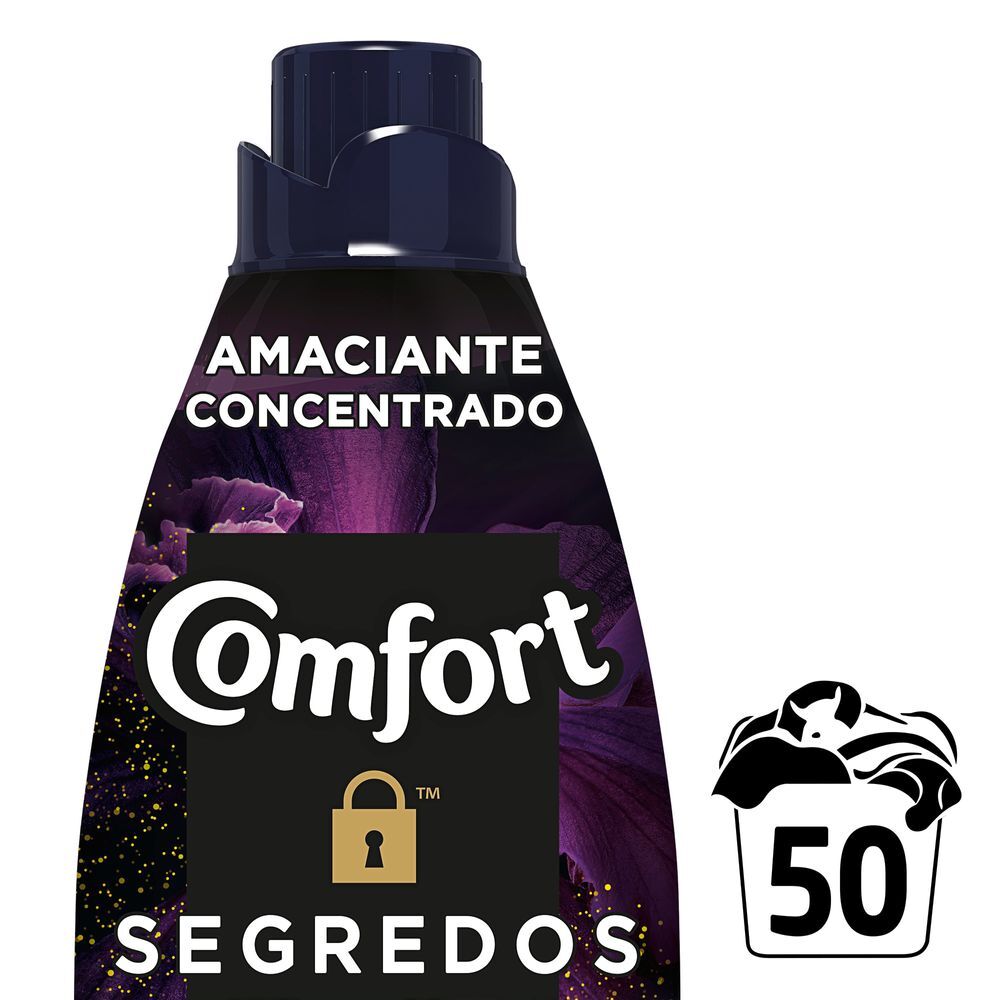 Amaciante Concentrado Comfort Segredos 48 1 L