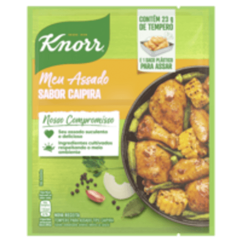 Tempero Pó para Assado com Pimentão e Tomilho Caipira Knorr Meu Assado Pacote 23g