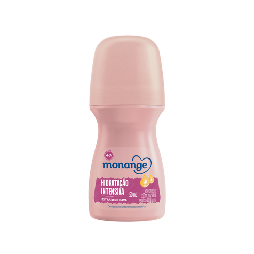 Desodorante Monange Hidratação Intensiva Roll-On Antitranspirante Feminino 50ml