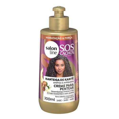Creme De Pentear Salon Line SOS Manteiga De Karité 300ml
