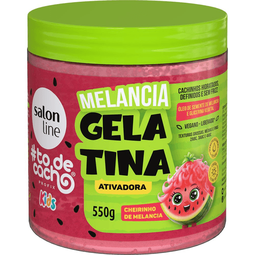 Gelatina Ativadora Salon Line Kids Melancia 550g