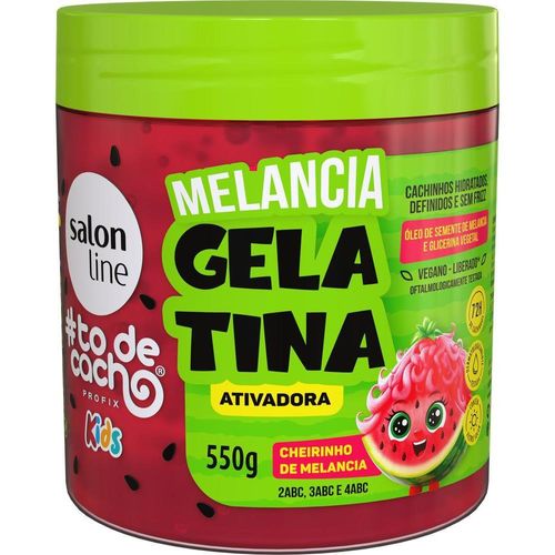 Gelatina Ativadora Salon Line Kids Melancia 550g