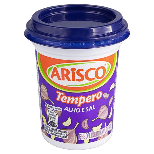 Tempero em Pasta Alho e Sal Arisco Pote 300g