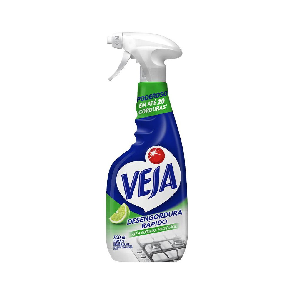 Limpador Veja Desengordurante Limão Pulverizador 500ml