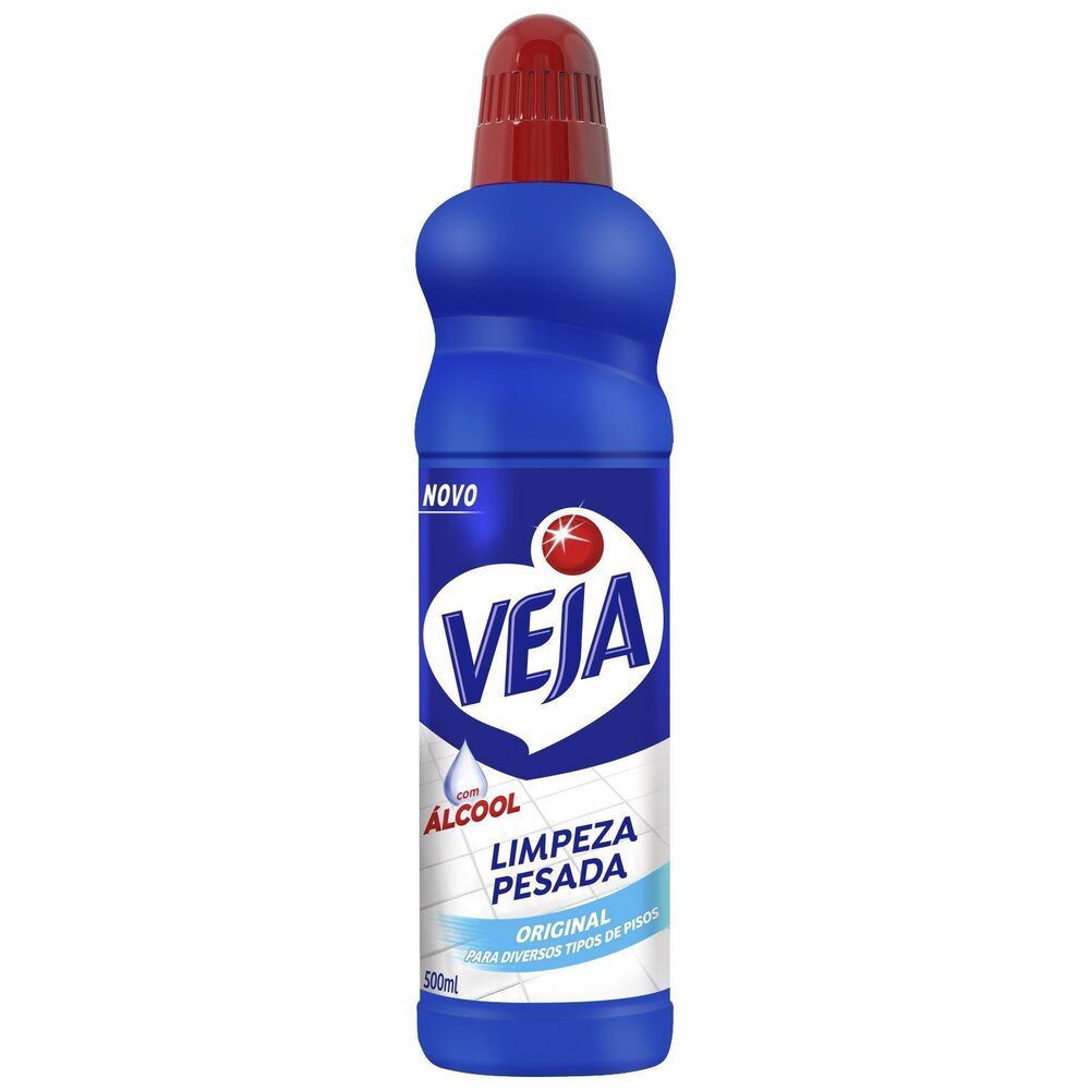 Limpador Veja Limpeza Pesada com Álcool Original 500ml