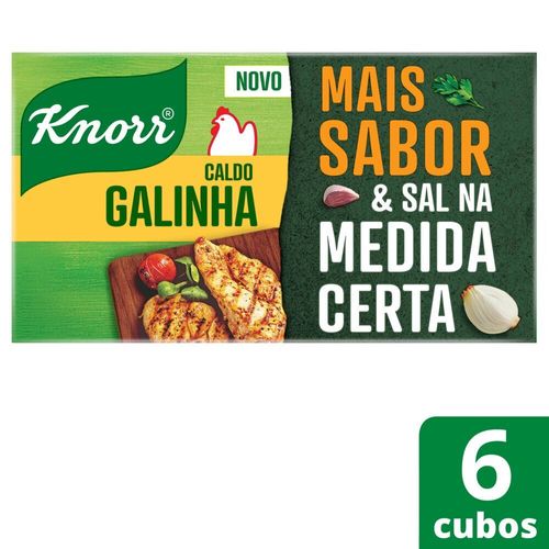 Caldo Knorr Galinha 57g 6 cubos