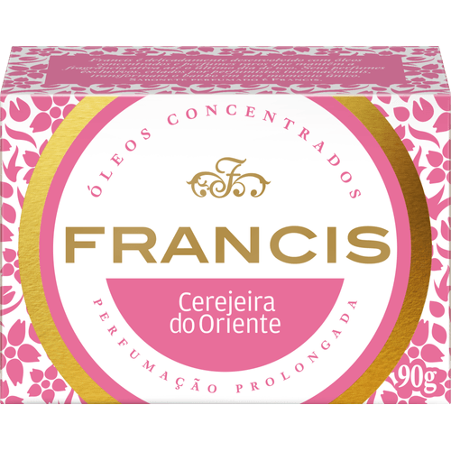 Sabonete em Barra Vegetal Lavanda e Âmbar Francis Caixa 90g