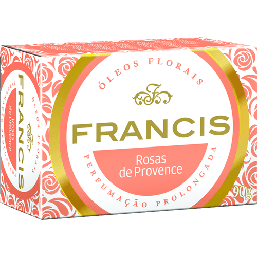 Sabonete em Barra Vegetal Verbena e Bergamota Francis Caixa 90g