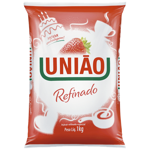Açúcar Refinado União Pacote 1kg