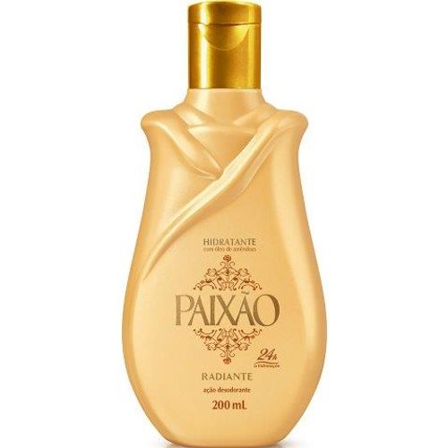 Leite Corporal Hidratante Paixão 200ml Radiante Unit