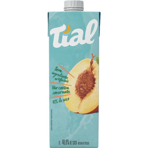 Néctar Pêssego Tial Caixa 1l