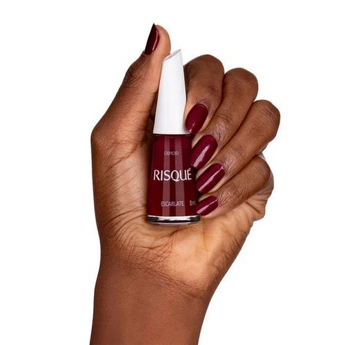 Esmalte Risqué Escarlate Cremoso 8ml