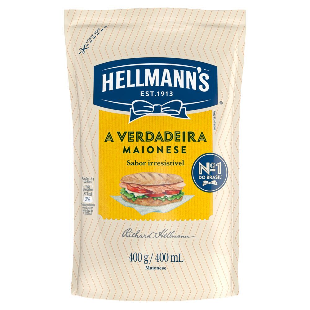 Maionese Hellmanns Sachê 400g