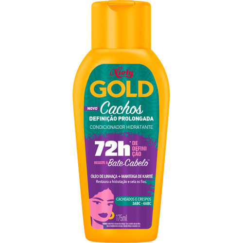 Condicionador Niely Gold Cachos Definição Prolongada 175ml