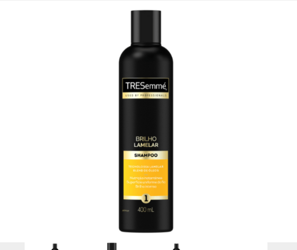 Shampoo Blend de Óleos Tresemmé Brilho Lamelar Frasco 400ml
