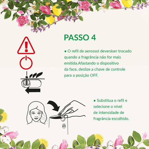 Aromatizador Bom Ar Automático Aerossol Freshmatic Flor de Algodão Refil 250ml