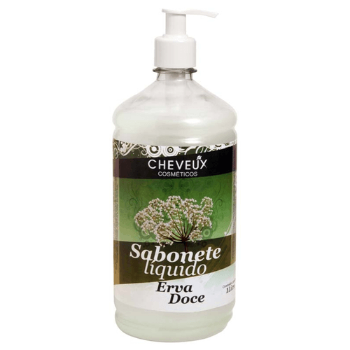 Sabonete Líquido Cheveux Glicerinado Erva Doce 1l