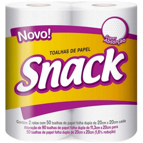TOALHA PAP SNACK 2RL 50F-FL/DP