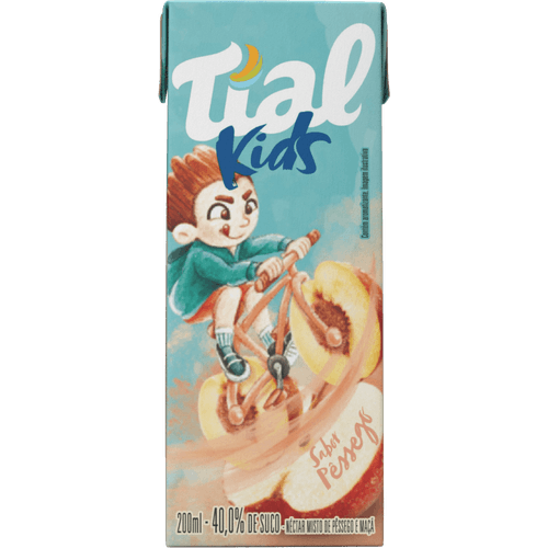 Néctar Pêssego e Maçã Tial Caixa 200ml
