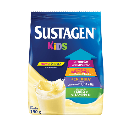 Complemento Alimentar Sustagen Kids Sabor Baunilha - Sachê 190g