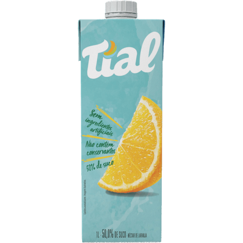 Néctar Laranja e Maçã Tial Caixa 1l