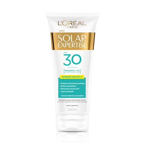 Protetor Solar Corporal Loreal Paris Solar Fps 30, 200G