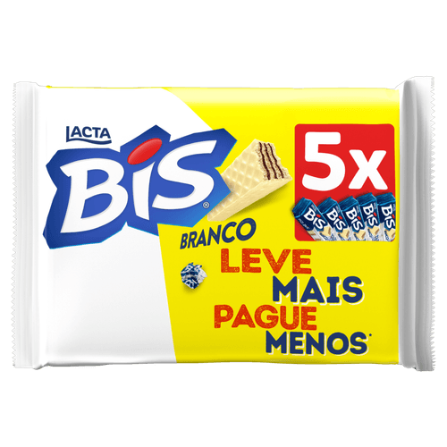 Bis Branco - Kit com 5 unidades de 100,8g