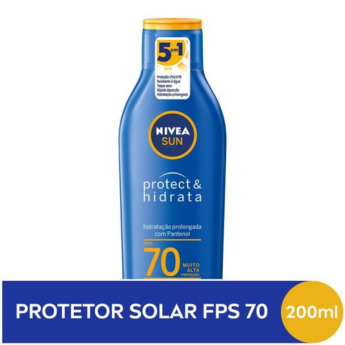 NIVEA SUN Protetor Solar Protect & Hidrata FPS 70 200ml
