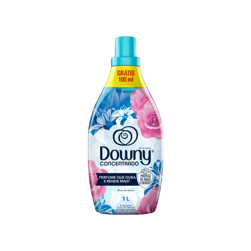 Amaciante Roupas Downy Concentrado Brisa de Verão Grátis 100ml 1lt