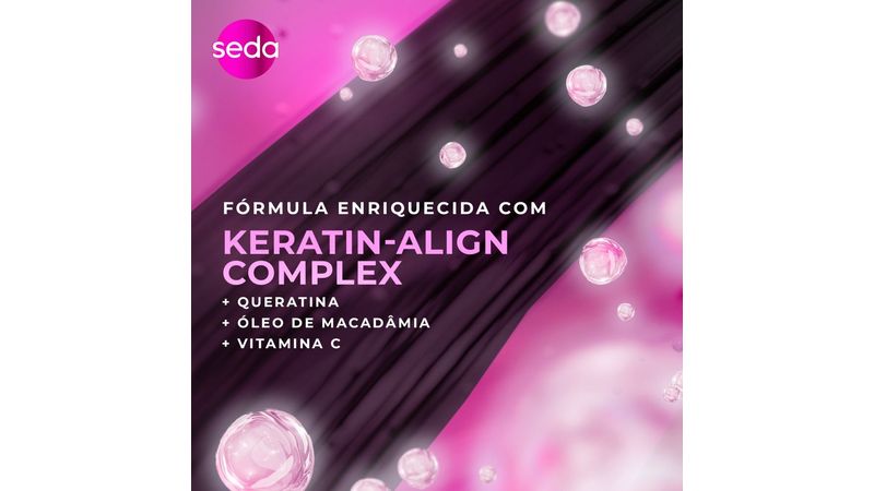 Condicionador com Vitamina C, Óleo de Macadâmia e Proteína Seda